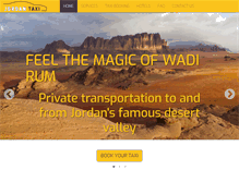 Tablet Screenshot of jordan-taxi.com
